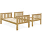 Carra Pine Triple Sleeper - Detachable Triple Bunk Bed Pine ModelBedroom