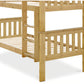 Carra Pine Triple Sleeper - Detachable Triple Bunk Bed Pine ModelBedroom
