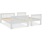 Carra White Triple Sleeper - Children White Triple Bunk Bed ModelBedroom