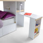 Eclipse Bunk Bed Scandinavian Oak & White ModelBedroom