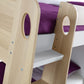 Eclipse Bunk Bed Scandinavian Oak & White ModelBedroom