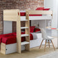 Eclipse Bunk Bed Scandinavian Oak & White ModelBedroom