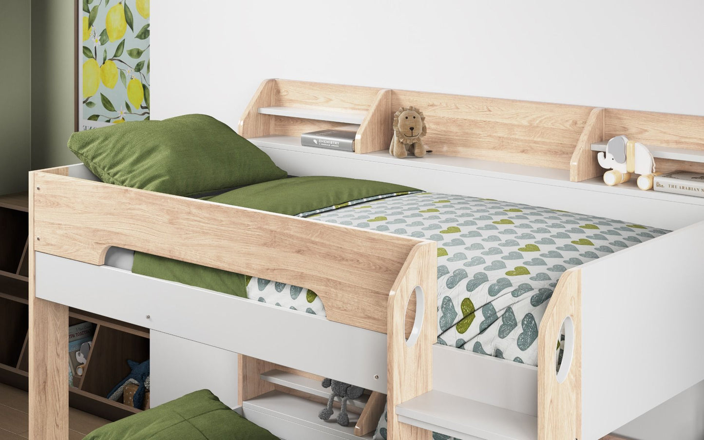 FLAIR FLICK BUNK BED OAK ModelBedroom