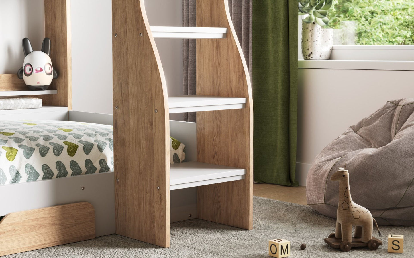 FLAIR FLICK BUNK BED OAK ModelBedroom