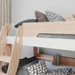 Flair Flick Triple Bunk Bed Oak With Storage Drawers - Kids Triple Sleeper Bunk Bed ModelBedroom