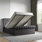 Flair Grey Fabric Lola Ottoman Sleigh Bed ModelBedroom