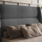 Flair Grey Fabric Rumba Ottoman Bed ModelBedroom