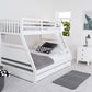 Flair Ollie Triple Wooden Bunk Bed With Drawers - Triple Sleeper Bunk Bed ModelBedroom