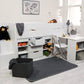 Flair White Charlie Mid Sleeper Set ModelBedroom