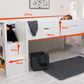 Flair White Charlie Mid Sleeper Set ModelBedroom