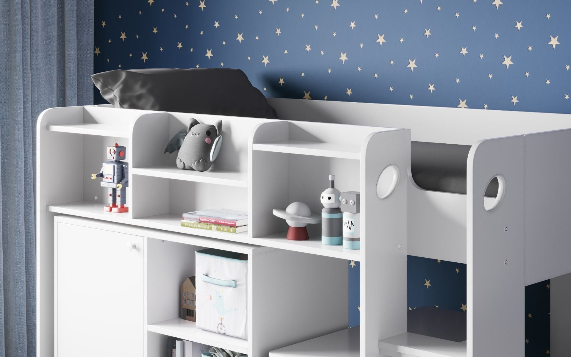 Flair Wizard Junior High Sleeper Workstation ModelBedroom