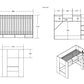 Flair Wizard L Shaped Triple Bunk Bed - Wizard L Shaped Triple Sleeper ModelBedroom