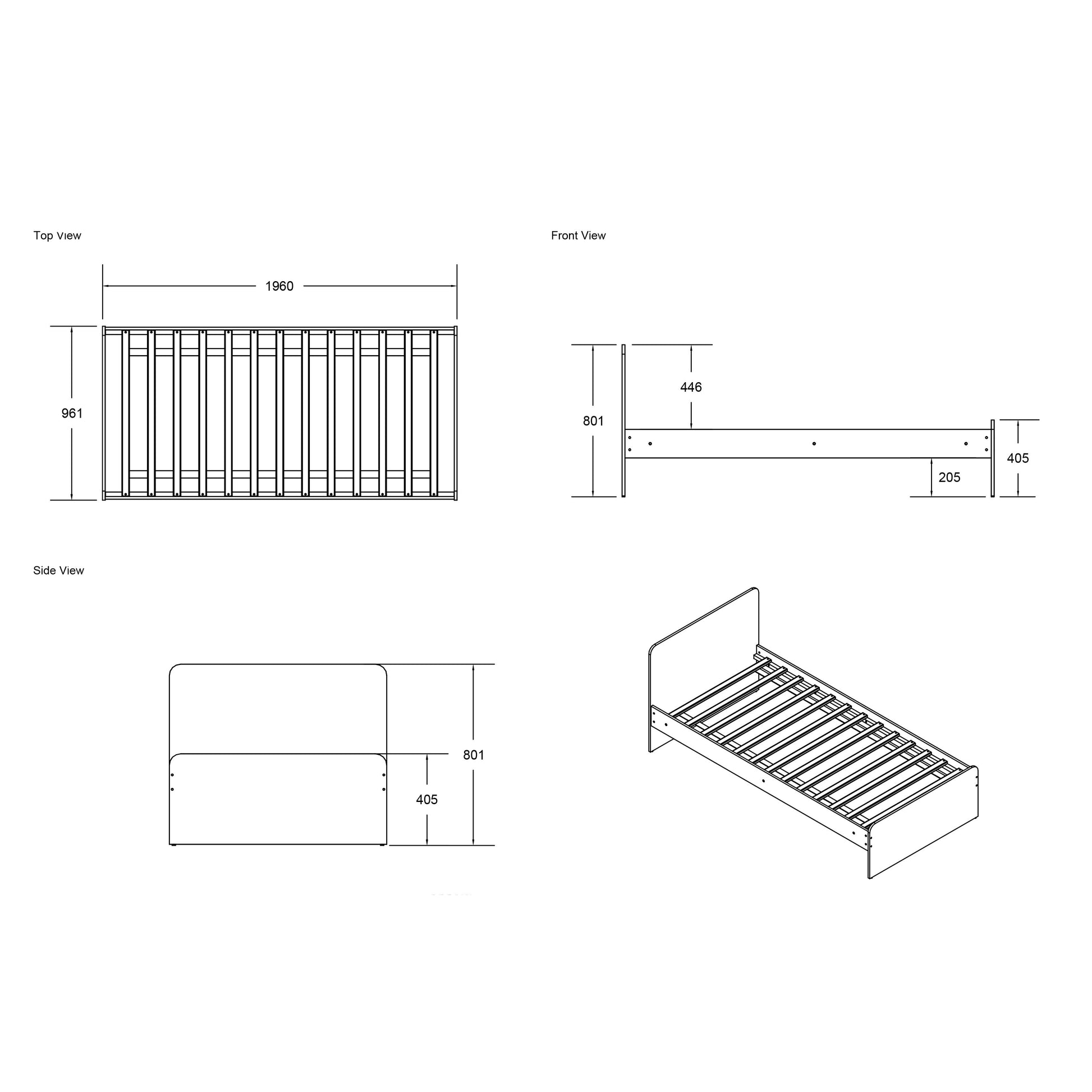 Flair Wizard Junior L Shaped Bunk Bed Grey - ModelBedroom