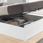 Grayson White Wooden Ottoman Bed - Small Double ModelBedroom