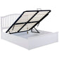 Grayson White Wooden Ottoman Bed - King Size ModelBedroom