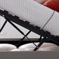Kingham Grey Velvet Ottoman Bed - King Size ModelBedroom