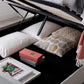Kingham Grey Velvet Ottoman Bed - King Size ModelBedroom