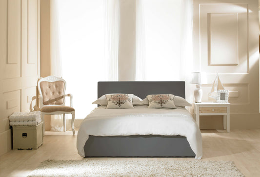 Madrid Ottoman Bed In Grey ModelBedroom