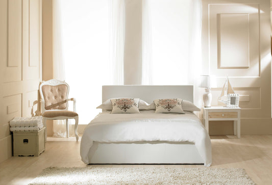 Madrid Ottoman Bed In White ModelBedroom