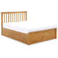 Malmo Oak Wooden Ottoman Bed - King Size ModelBedroom