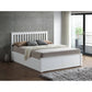 Malmo White Wooden Ottoman Bed - Double ModelBedroom