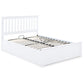 Malmo White Wooden Ottoman Bed - Double ModelBedroom