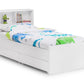 Manhattan Bookcase Bed 90CM - Kids Bookcase Bed Single ModelBedroom