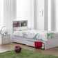 Manhattan Bookcase Bed 90CM - Kids Bookcase Bed Single ModelBedroom