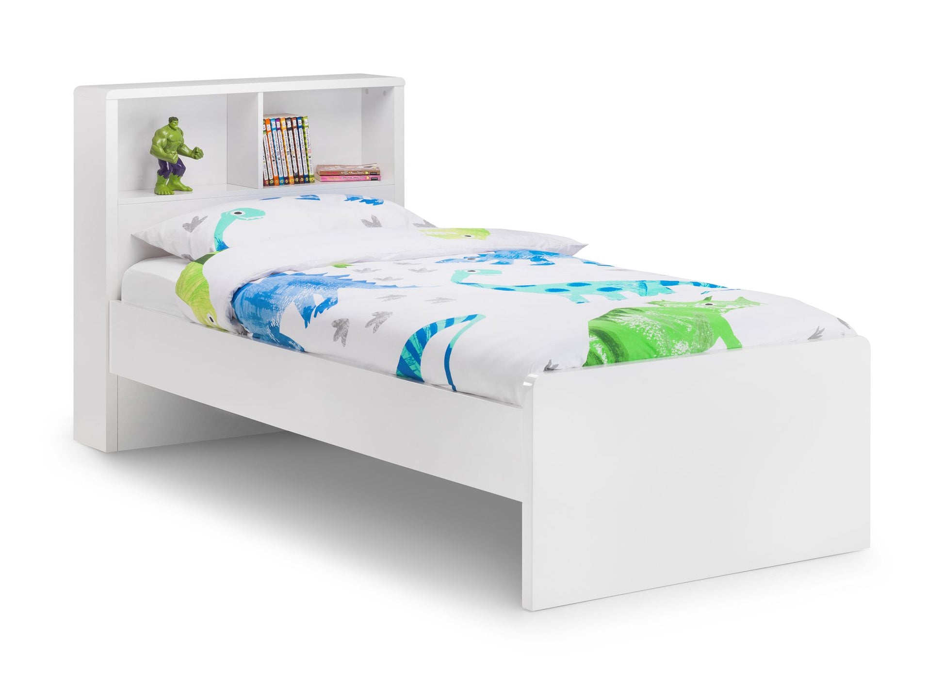 Manhattan Bookcase Bed 90CM - Kids Bookcase Bed Single ModelBedroom