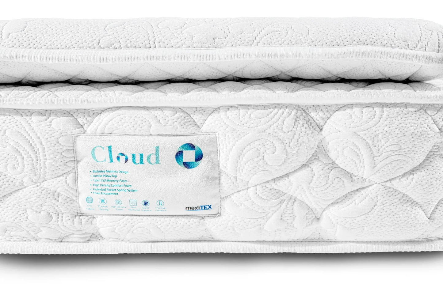 Maxitex Cloud Pocket Memory Mattress King size ModelBedroom