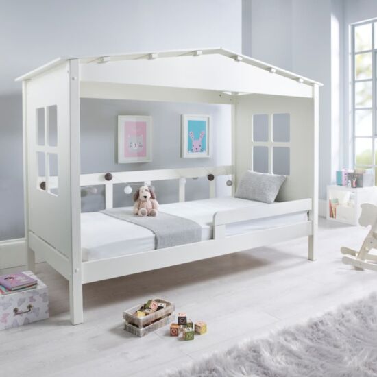 Mento White Wooden Treehouse Bed ModelBedroom