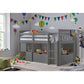 Milo Grey Sleep Station Desk Storage Bed ModelBedroom