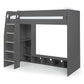 Nebula Gaming Bed Anthracite - Kids High Sleeper Gaming Bed ModelBedroom