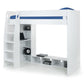 Nebula Gaming Bed White - Teenage White Gaming Bed ModelBedroom