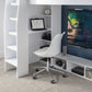 Nebula Gaming Bed White - Teenage White Gaming Bed ModelBedroom