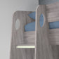 Nebula Gaming Bed Grey Oak - Teenage Gaming Pod Bed ModelBedroom