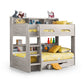 Orion Bunk Bed Grey Oak - Orion Bunk Bed with Storage Drawer ModelBedroom