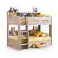 Orion Bunk Bed Sonoma Oak - Kids Single Bunk Bed With Shelves ModelBedroom