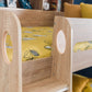 Orion Bunk Bed Sonoma Oak - Kids Single Bunk Bed With Shelves ModelBedroom