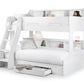 Orion Triple Sleeper - Kids White Triple Sleeper Bunk Bed ModelBedroom