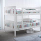 Oslo White Quadruple Bunk Bed - Double Bunk Bed White ModelBedroom