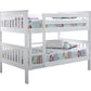Oslo White Quadruple Bunk Bed - Double Bunk Bed White ModelBedroom