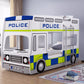 Flair UK Police Bunk Bed - Kids Police Bunk Bed - Kids Novelty Bed ModelBedroom
