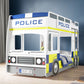 Flair UK Police Bunk Bed - Kids Police Bunk Bed - Kids Novelty Bed ModelBedroom