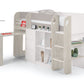 Saturn Mid Sleeper Taupe - Kids Mid Sleeper With Storage and Chest Drawer ModelBedroom