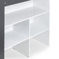 Saturn Mid Sleeper Charcoal & White - Mid Sleeper with Desk and Storage ModelBedroom