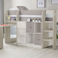 Saturn Mid Sleeper Taupe - Kids Mid Sleeper With Storage and Chest Drawer ModelBedroom