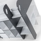 Saturn Mid Sleeper Charcoal & White - Mid Sleeper with Desk and Storage ModelBedroom