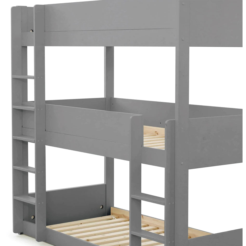 Snowdon Grey Three Tier Bunk Bed ModelBedroom