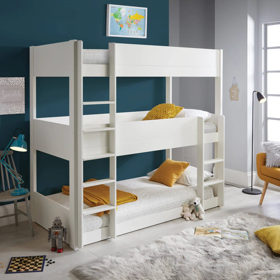 Snowdon White Three Tier Bunk Bed ModelBedroom